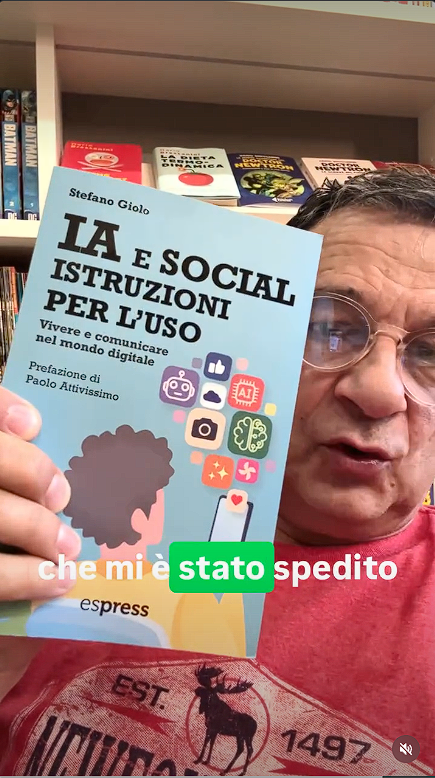 Dario Bressanini con IA e Social, Istruzioni per l'Uso di Stefano Giolo